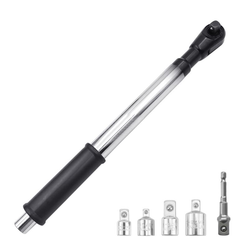 

Offset Extension Wrench for Electric Drills 1/2 Offset Extension Wrench Including Socket Adapters for Tight Areas 1