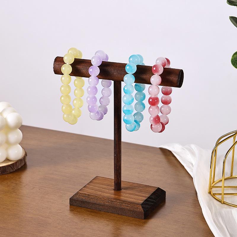 Solid Wood Bracelet & Hair Tie Display Stand