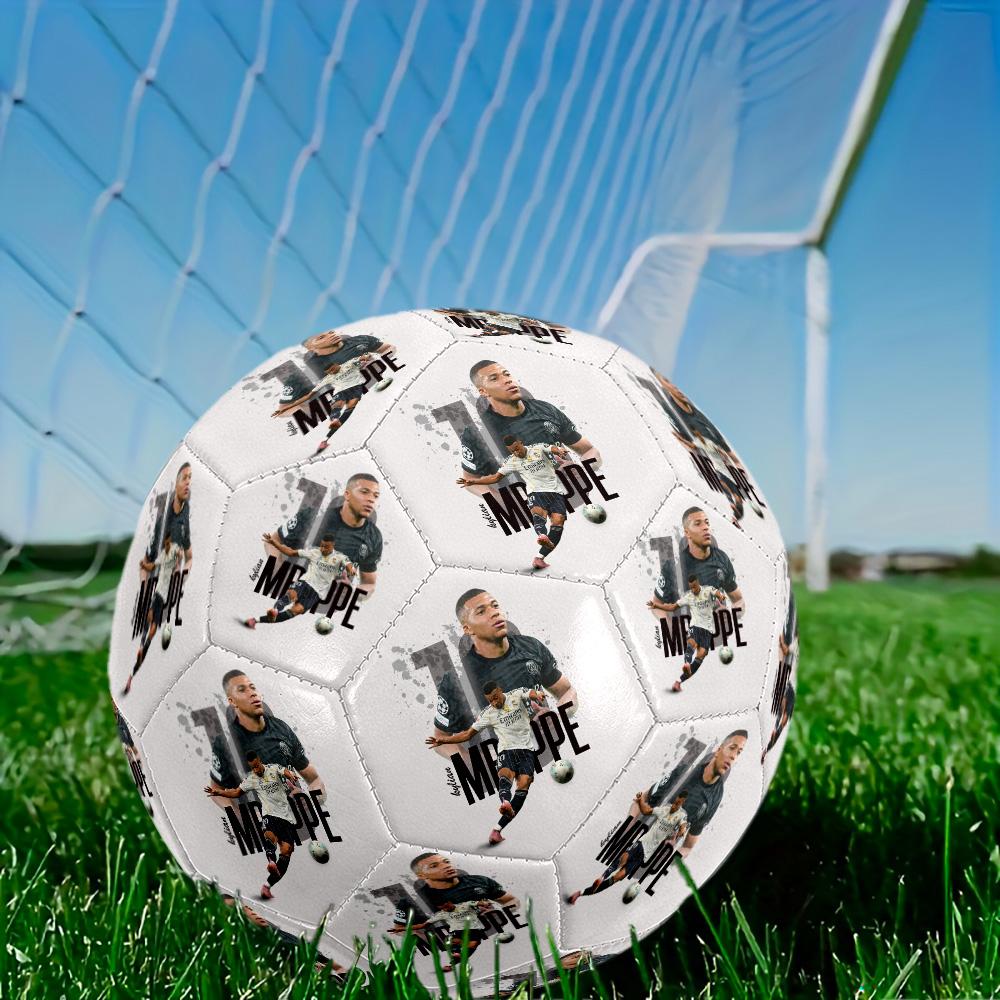 Mbappé Soccer Ball Size 5 Football Machine-Stitched Indoor Outdoor Universal Football for Football Accessories