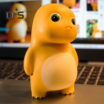 1/2/3Pcs Light-up Cartoon Dinosaur Squeeze Toy Stress Relief Glowing Dino Pinch Sensory Toy Kids Adults Stress Ball Animal Fidget Toy