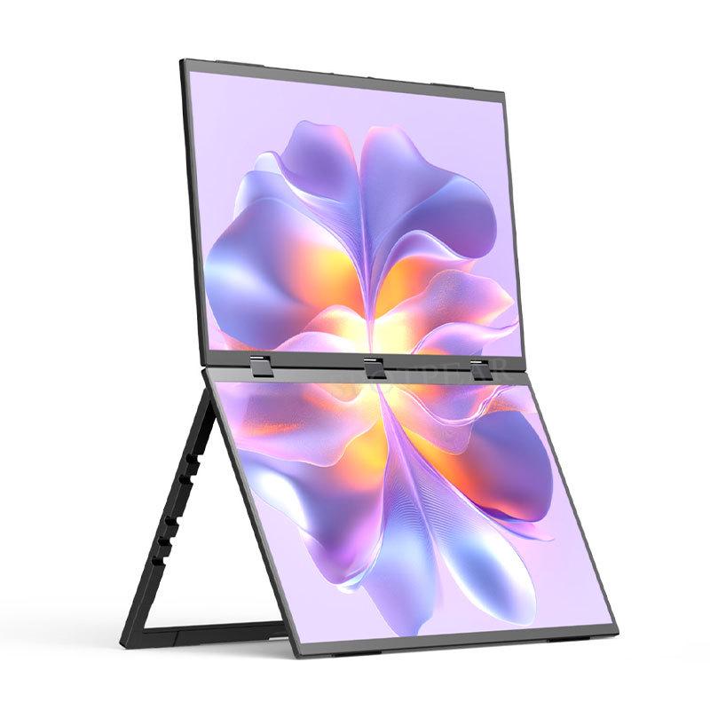 14-inch Dual Display Laptop with 1080P LCD, Built-in Gravity Sensor, and Speaker