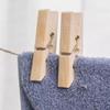 20pcs/pack Mini Bamboo Wooden Clothes Photo Paper Peg Clothespin Laundry Hangers Craft Clips