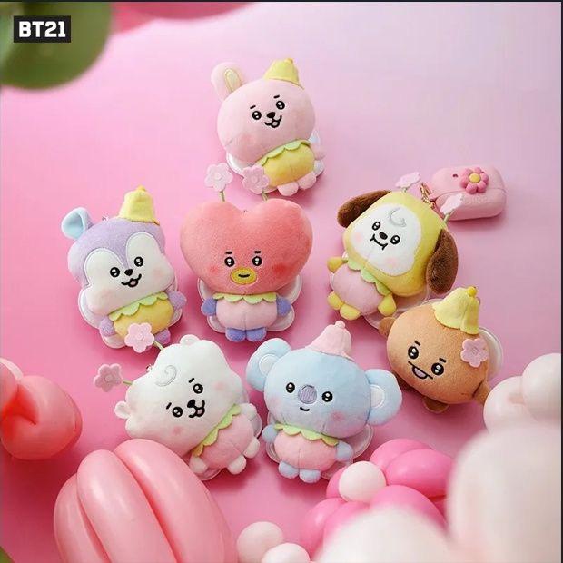 Bambola di peluche BTS BT21 Giocattolo di peluche Kpop animale, Serie Fiaba di Primavera