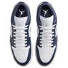 Air Jordan 1 Low Midnight Navy Men Sneakers Blue White Wolf-Grey 553558-141