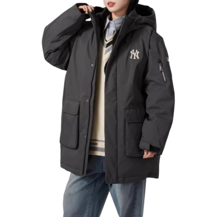 MLB Down Jacket Unisex Charcoal Gray 3ADJB1446-50CGS