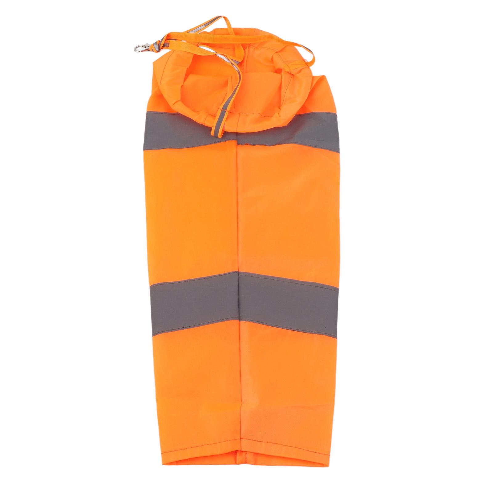 

50cm Nylon Airport Windsock Rip Stop Outdoor Wind Measurement Sock Bag with Reflective Belt