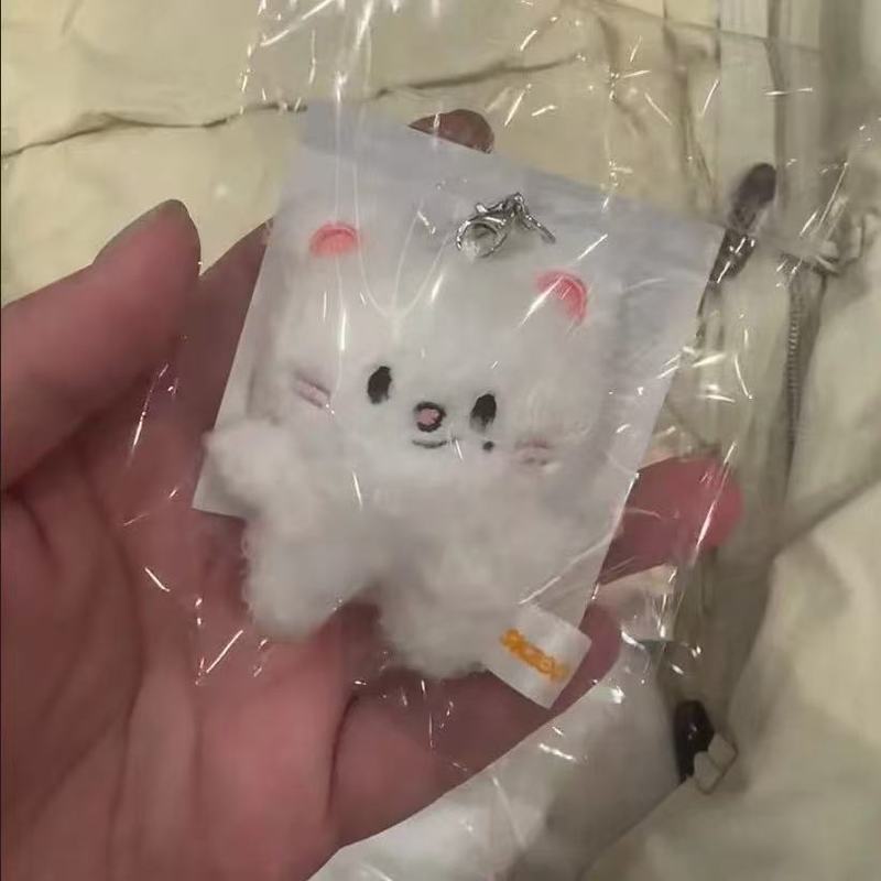 2026 The New SKZOO 5cm Adorable Cartoon Plush Keychain Fm Animal Pendant For Homeless Children Bag To Send Girlfriends Gifts