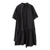 Short Sleeve Plus Size Cotton Vintage New In Dresses for Women Casual Loose Long Summer Shirt Dress