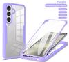 For Samsung Galaxy A56 5G Case 360 Full Body Screen Protector Transparent Cases For Galaxy A56 Shockproof Phone Cover
