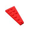 50pcs 54384 Wedge Plate 6 X 3 Left Bricks Collections Bulk Modular GBC Toy For Technical MOC Set Buildings Blocks Compatible