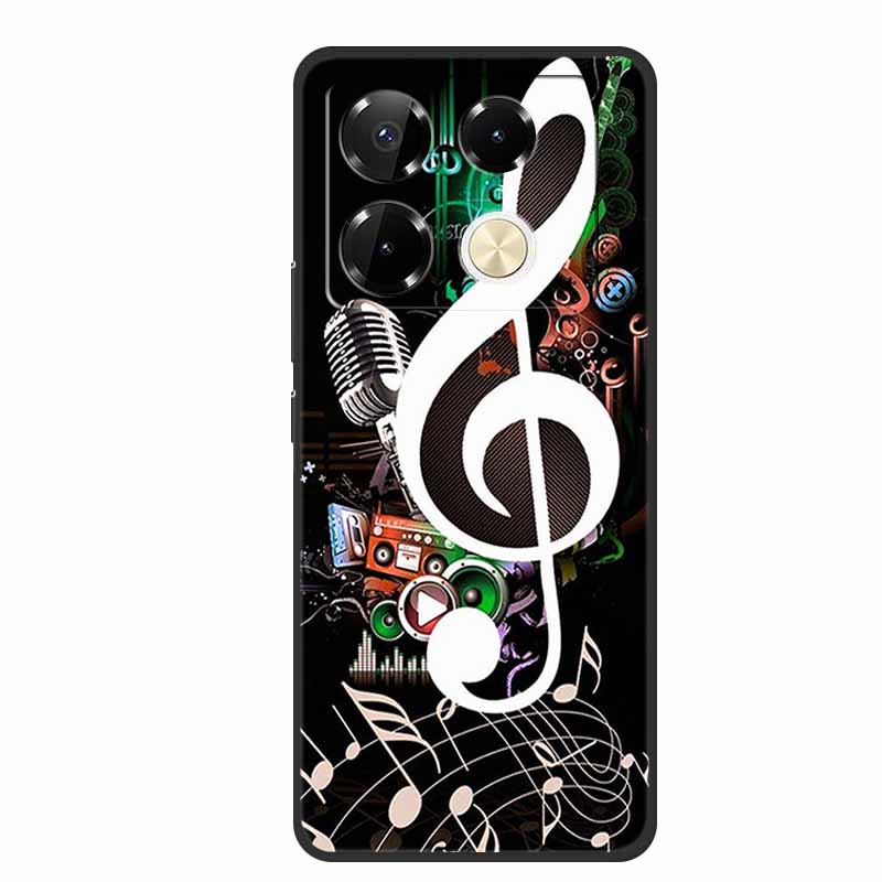 Case For Infinix Note 40 Pro 4G TPU Soft Silicone Back Cover for Infinix Note40 Phone Cases X6850 X6853 Original Colorful Capa