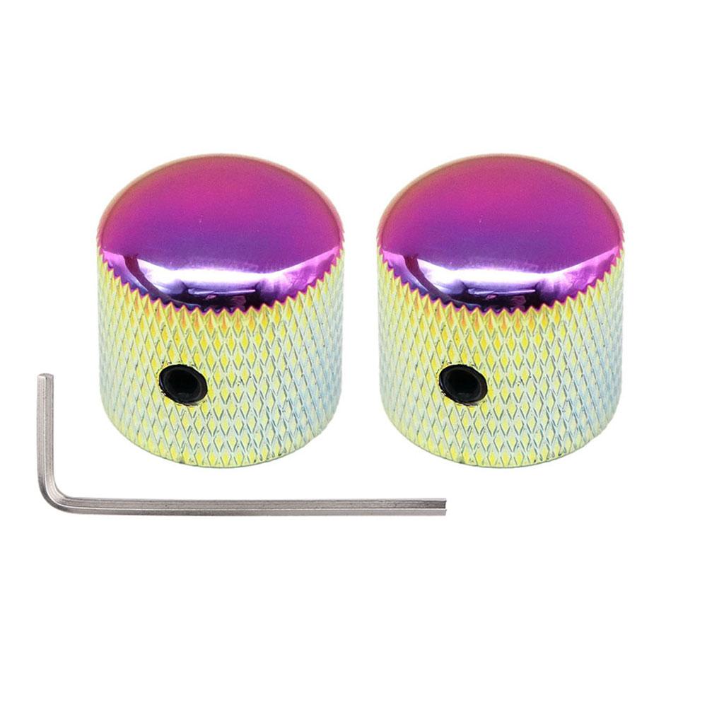 1Pcs2Pcs Metal Dome Knobs Electric Bass Guitar Knobs Volume Tone Control Knobs With Wrench Bronzebkcrgdblack Nickel