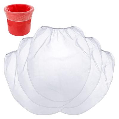 Professional Paint Filter Bag 5Gallon White Fine Mesh Strainer Bag High Efficiency Filtration For Oil Water Based Liquid