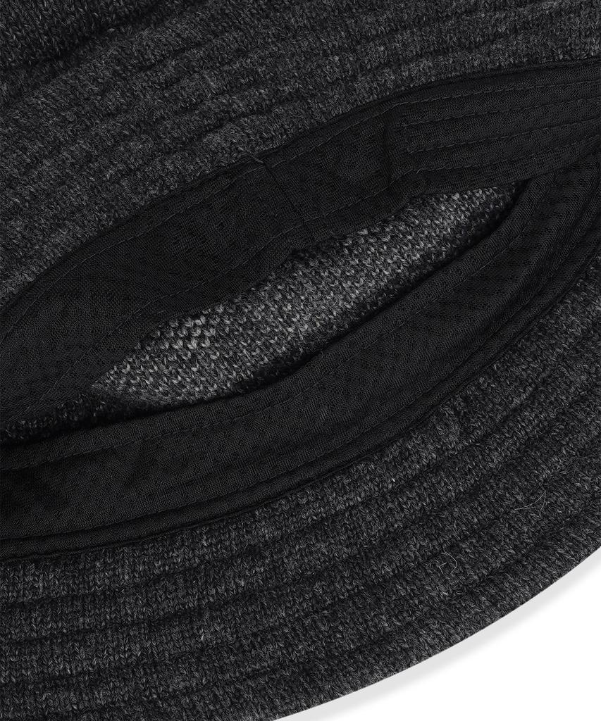 Sseonleobeutueo Knit Bucket Hat Charcoal