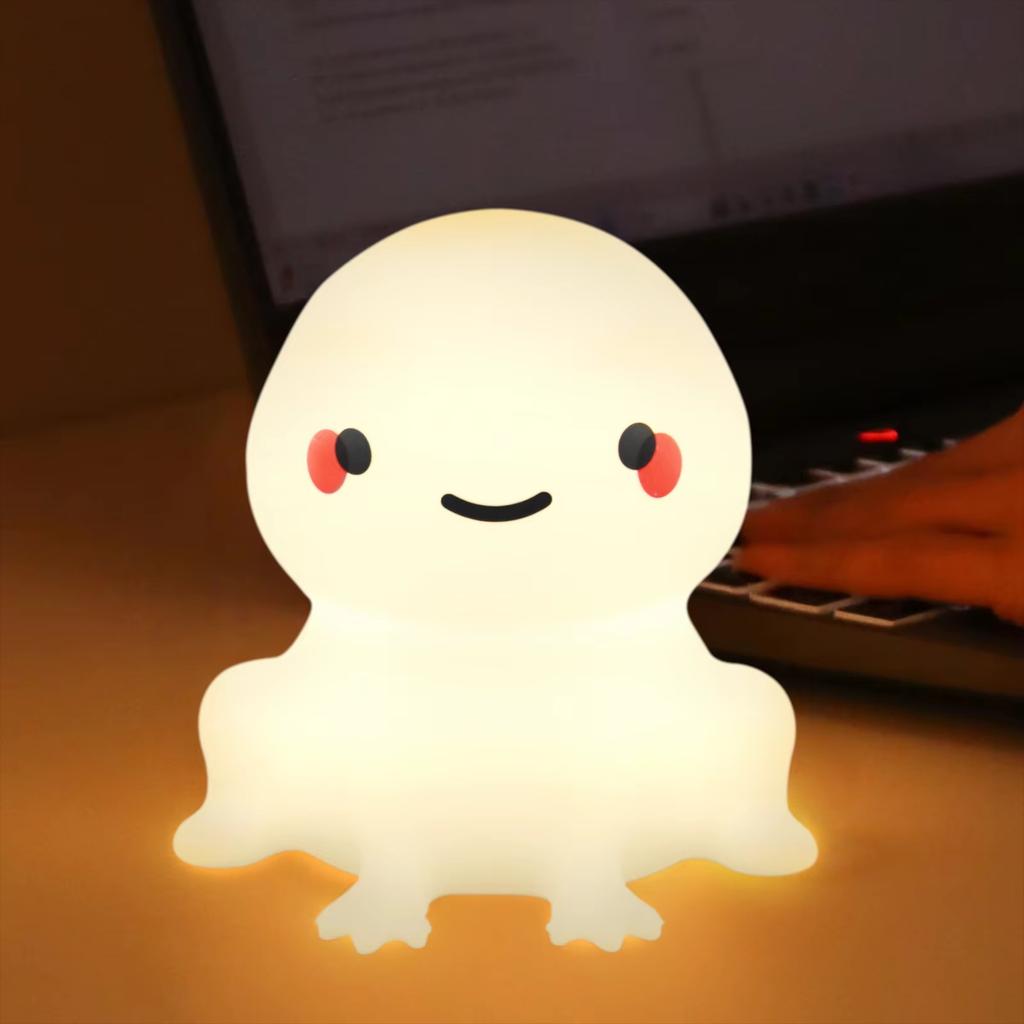 Capybara Silicone Night Light Cute Panda Rechargeable Adjustable Brightness Timing Rechargeable Sleep Nightlights For Kids Room