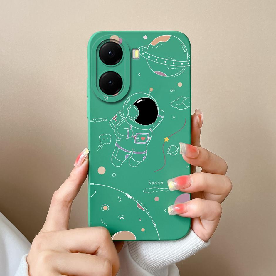 For Xiaomi Poco X7 X7 Pro Cases Cartoon Dinosaur Bear Shockproof Anti-fall Creative Soft Shell For Xiaomi PocoX7Pro Capa Funda