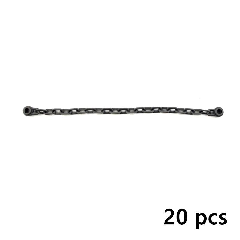 Non-Toxic Moc Military Building Block City Military Scene Accessory 20Pcs/Set Chain Bricks 30104 92338 Chain Diy Parts Toys For Children