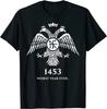 1453 WORST YEAR EVER - Funny Fall of Constantinople Byzantine T-Shirt Short Sleeve Casual Cotton O-Neck TShirt