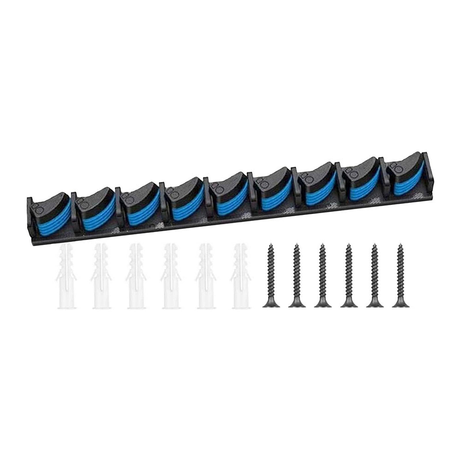 

Легкий стеллаж для удочек Настенный держатель для удочек Вертикальная подставка Стойка на 9 удочек для хранения в гараже Прочный