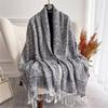Women Paisley Scarf Cashmere Feeling Pashmina Shawls Tassel Hijab Head Wraps Femme Winter Scarves Foulard Bufanda