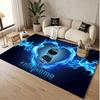 Custom Rug BIRMINGHAM CITY Pattern Print Name Text Soft Non‑Slip Floor Carpet for Home Indoor Decoration