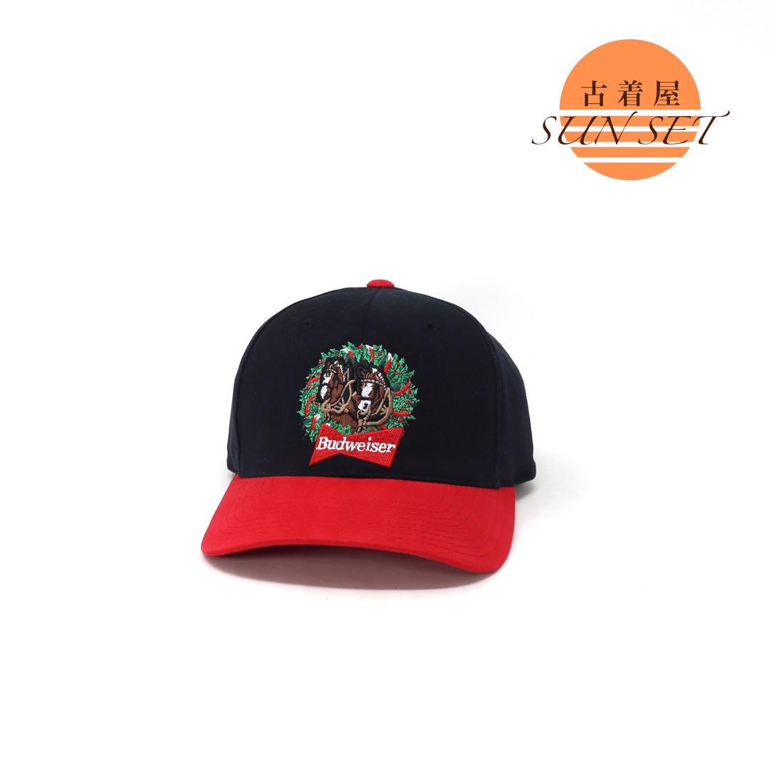 

[USED] Deadstock 90s Budweiser Vintage Beer Cap, Embroidered, Rare