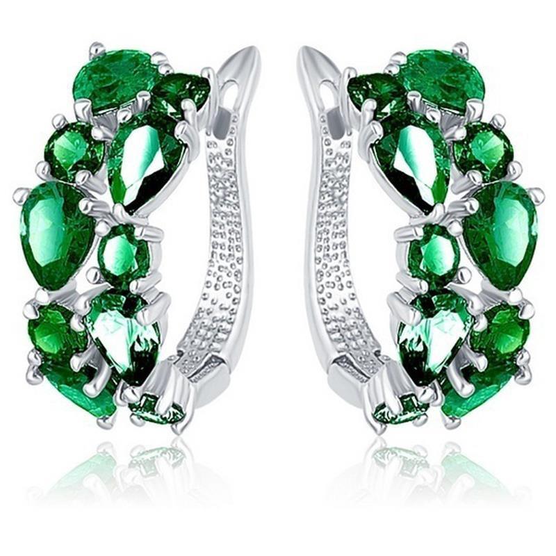 Weiya Mona Lisa Crystal Zircon Ladies' Earrings - European & American Style