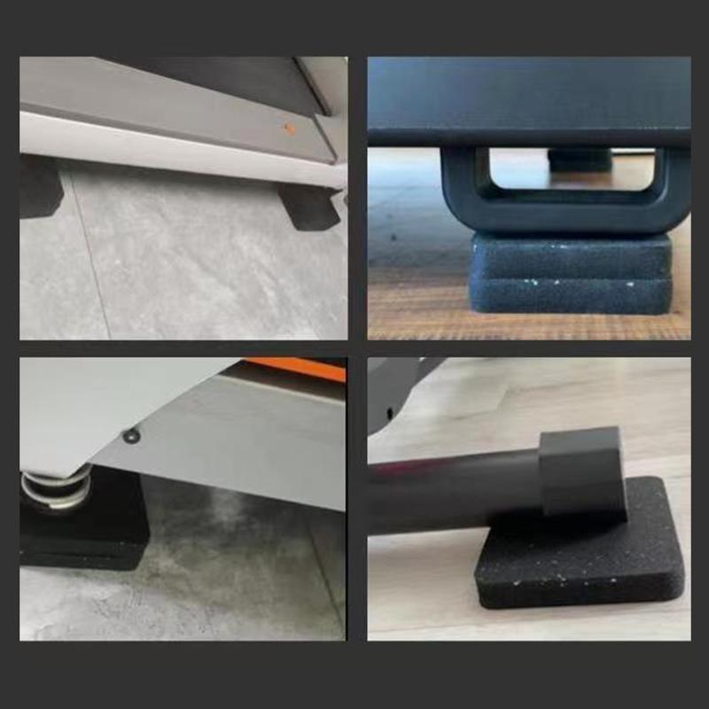 4Pcs Treadmill Mat Pads Exercise Equipment ,Sound Insulation Shock Absorbing Mat, Floor Protection For Treadmill Washer