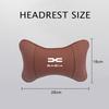 1Pcs Car Seat Headrest Auto Logo Neck Pillow For Dacia Duster Logan Spring Sandero Stepway Dokker Lodgy Jogger MCV Accessories