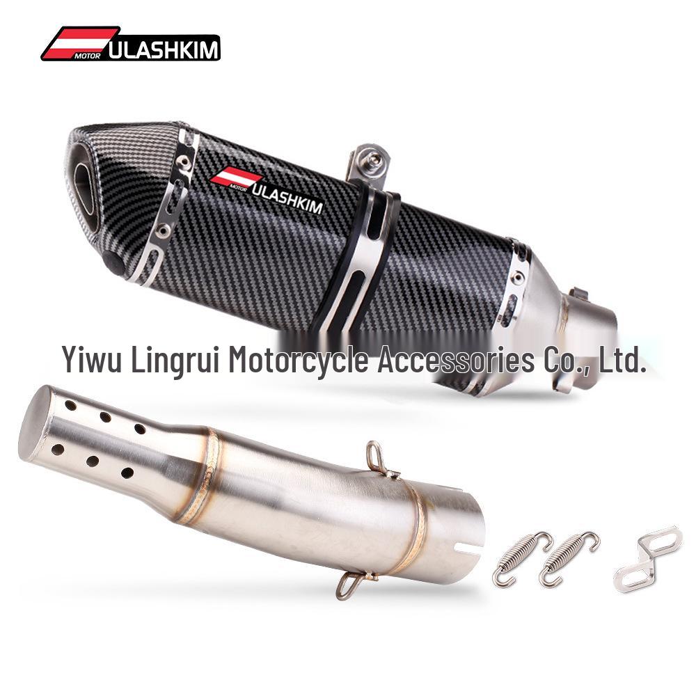 Stainless Steel Mid-Pipe for CFMoto NK400 Motorcycle Exhaust Modification