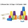 Intellectual Enlightenment Montessori Toys Educational Board Game Stacking Cup Game  2Player Game