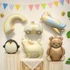 Matte Cartoon Cute Animal-shaped Balloon Baby's 100th Birthday Decoration and Photo Props