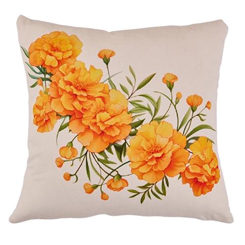 

1 шт. Наволочка Nuna Series Элегантная и универсальная цветочная наволочка с принтом желтых роз, чехол для подушки для дивана, кровати, гостиной, спальни, домашнего декора W45cm x L45cm