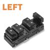 93571M6100 Front Left Power Window Switch Driver Side For Kia Forte    Black One Touch Down Only Left Hand Driver