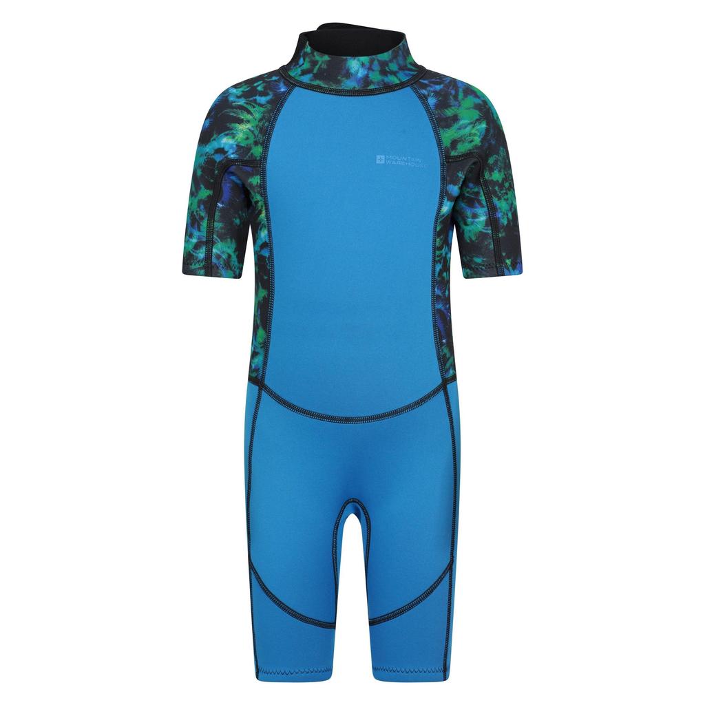 Mountain Warehouse Childrens/Kids Shorty Printed Wetsuit