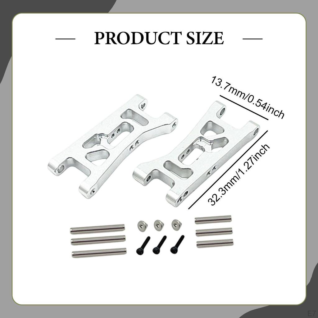 2 Front Lower Metal Arms for RC Car, DIY Accessories 244016 1/24 Scale Miniature Trucks