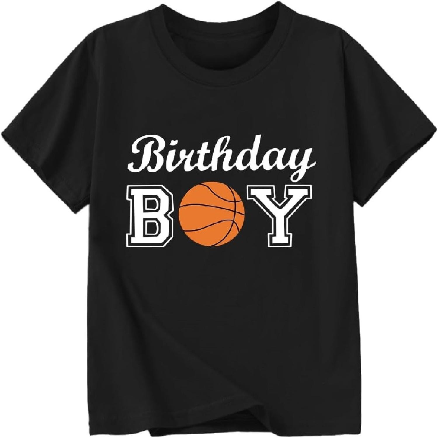 Birthday Boy Shirts Baseball_Basketball_Football Birthday Tshirts 2nd 3rd 4th 5th 6th 7th 8th 9th S