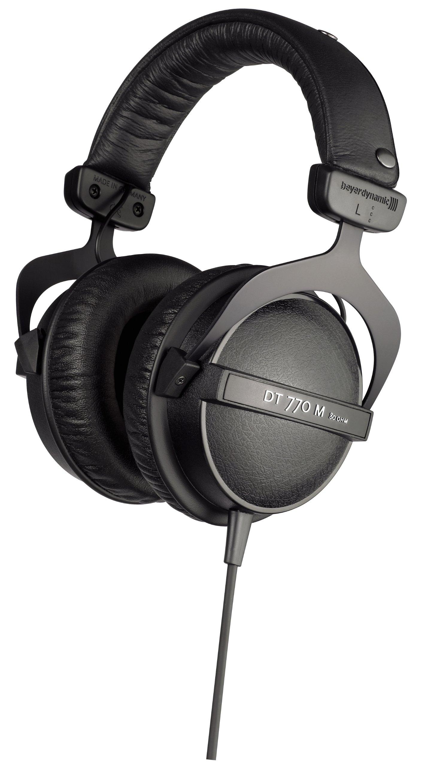 

beyerdynamic overhead high sound for long chord drum recording DT 770 M [] closed-type headphones, isolation,