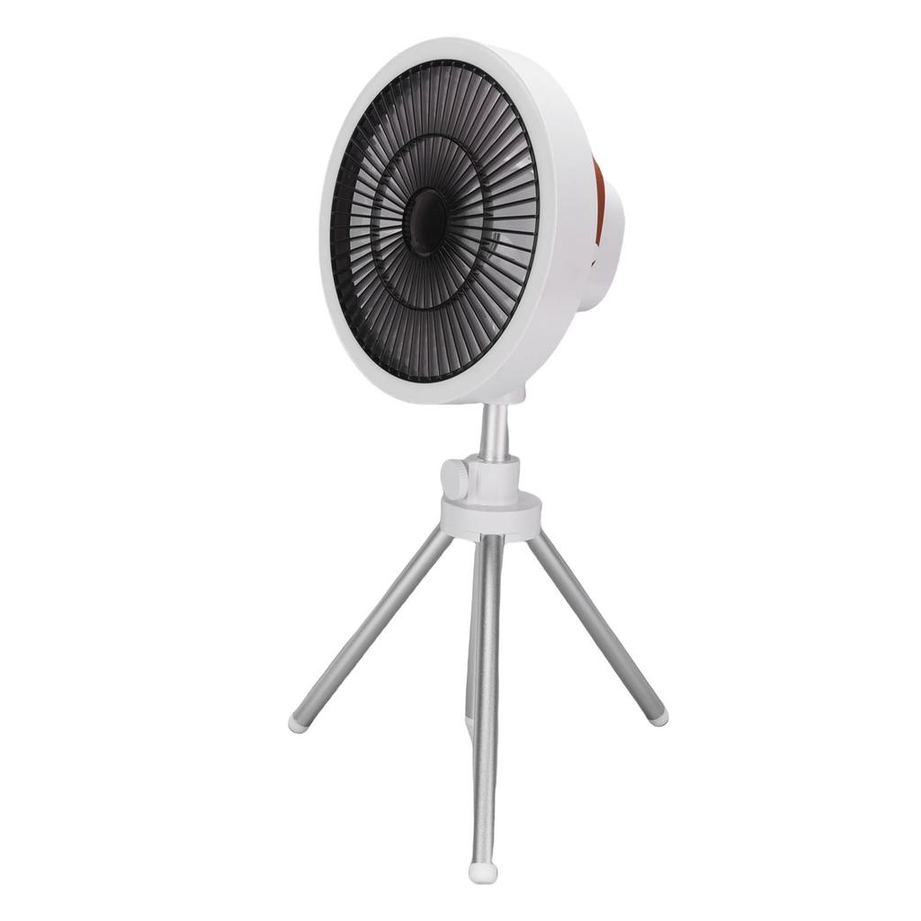 Camping Fan with Tripod 3 In 1 3 Speeds Oscillating Portable Standing Outdoor Fan with Light and Phone  R for Tent Fishing Picnic