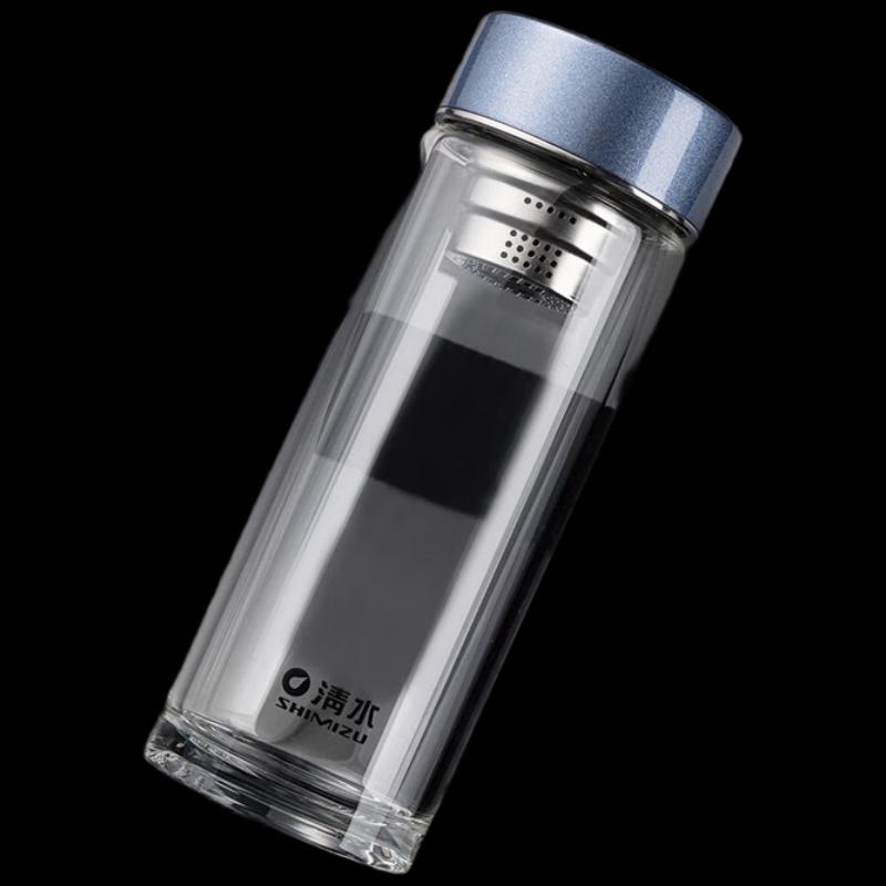 SHIMIZU Portable Tea Infuser Glass Bottle