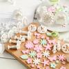 33Pcs/set Clay Embossing Molds Printing Mold for Fondant Cake Cookie Biscuit Chocolate DIY Decorating Molds