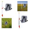 Fertilizer Spreader Ergonomic Handle Design Garden Seeding Tool Efficient Broadcast Spreader Fertilizer Dispenser for Corn Lawn