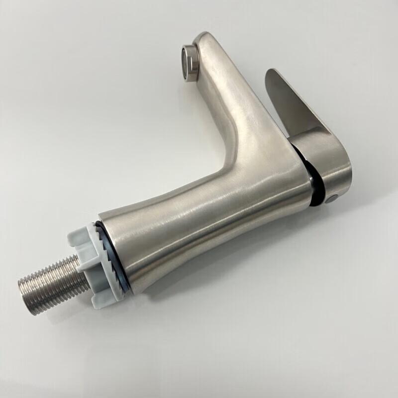 MINXI 'Small Waist' 304 Stainless Steel Single Cold Basin Faucet