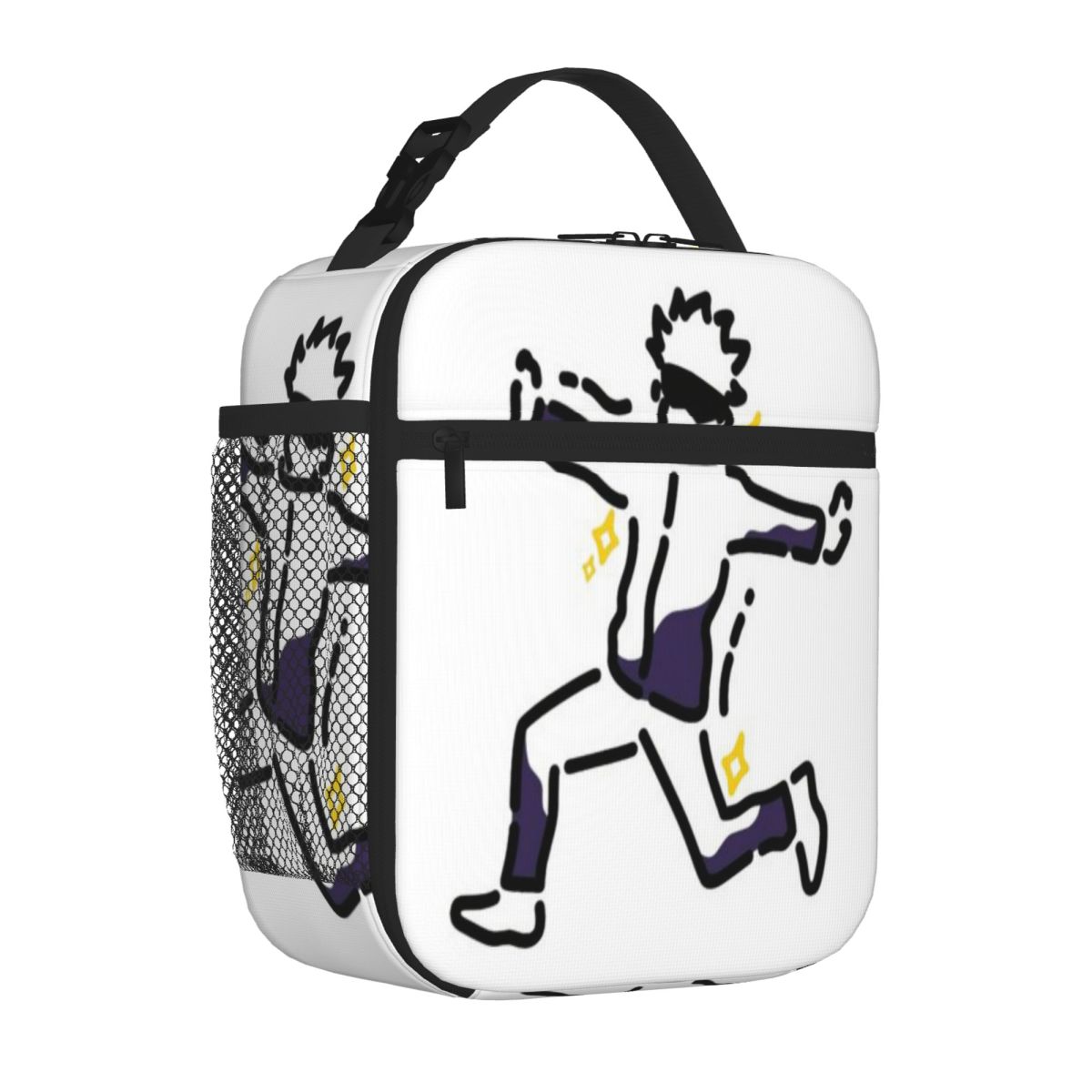 Bestselling Crazy Gojo Saturo Minimalist Thermal Lunch Bag Children Outing Adult Lunch Bag One Size