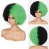 MISS WIG Synthetic Short Curly Wig African Curlys Large Roll Wig Daily Cosplay High Temperature Fiber Wig For Women Wear