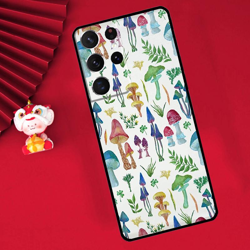 

Trippy Mushroom Case For Samsung Galaxy S26 S25 S24 Ultra S21 S20 S22 S23 Ultra S10 Plus S25 FE Cover Funda Galaxy S26Ultra