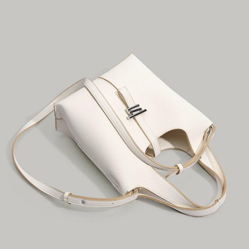 Popular Simple Bucket Bag Small Niche All Hand Crossbody Bag Texture Shoulder Bag