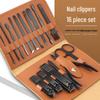 16-Piece Unisex Stainless Steel Manicure & Pedicure Kit