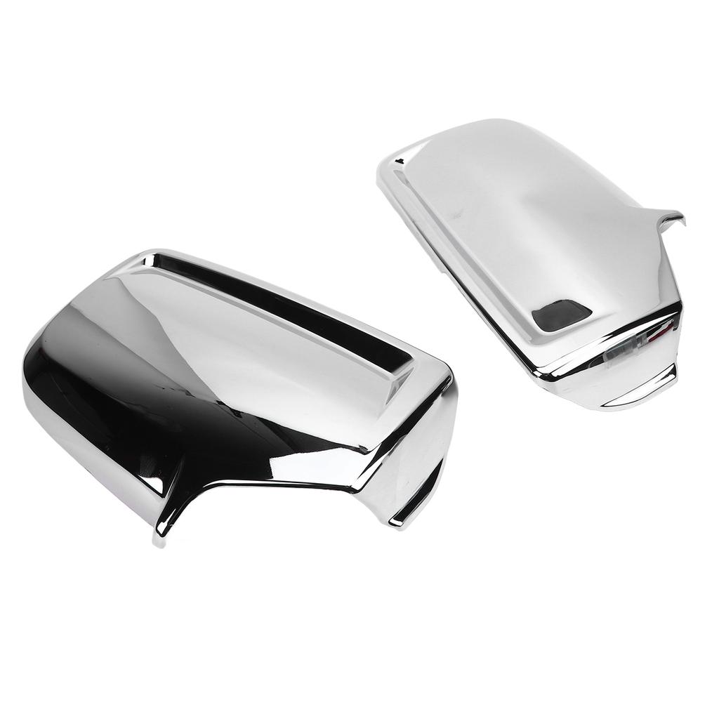 1 Pair Door Wing Mirror Chrome Casing Cover Shiny Left Right Rearview Side Mirror Shell Replacement for Sprinter W906