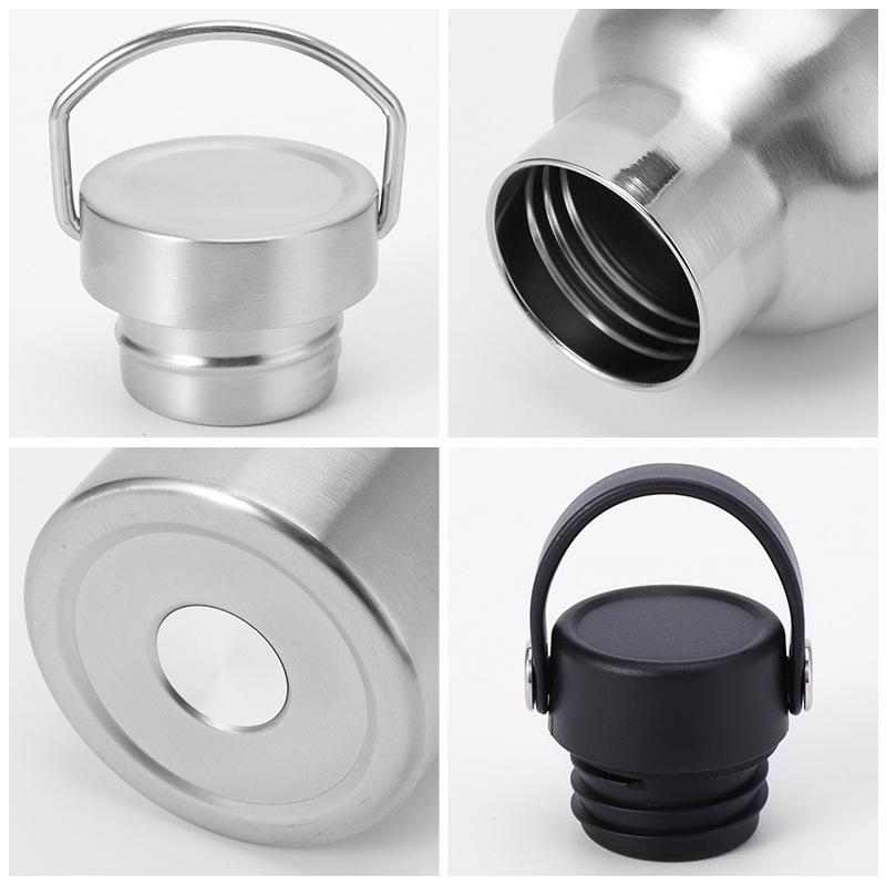 304 American Style Wide-Mouth Insulated Stainless Steel Kettle, Large Capacity, Double-Wall Sports Water Cup for Outdoor Cycling